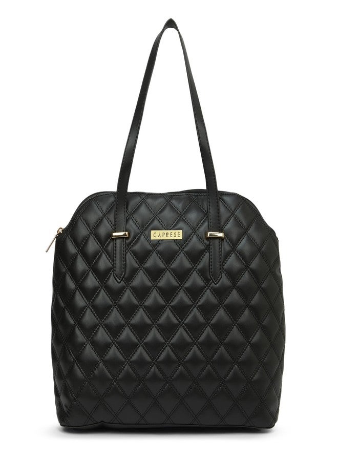 كابريس حقيبة كابريس تيلي الكبيرة للنساء بحزام قابل للتعديل والفصل | جيوب متعددة | حقيبة متعددة الاستخدامات للكتف، أو كروس بودي، أو كحقيبة يد للعمل، أو السفر، أو الاستخدام اليومي (أسود) - Image 1